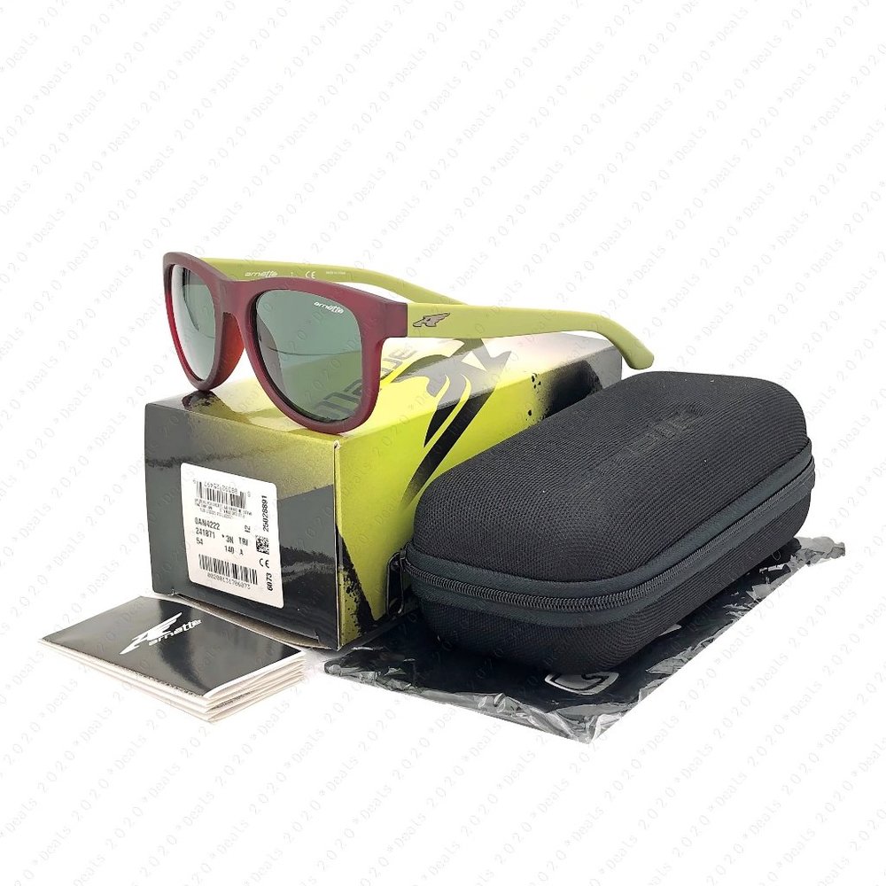 Arnette Class Act AN4222 241871 54mm Matte Transparent Bordeaux Sunglasses